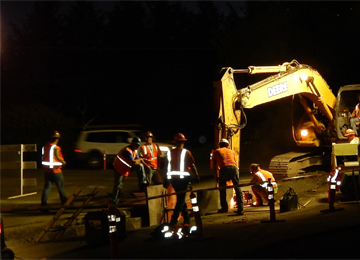 公用设施现场维修